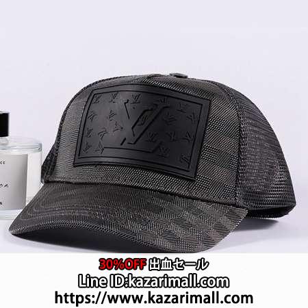 ルイヴィトン キャップ メンズ レディース Louis Vuitton 帽子 野球帽 ブランド メッシュキャップ